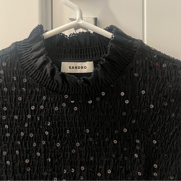 Sandro Sequin Top- Size S; Like New Condition (Never Worn) - Picture 4 of 12